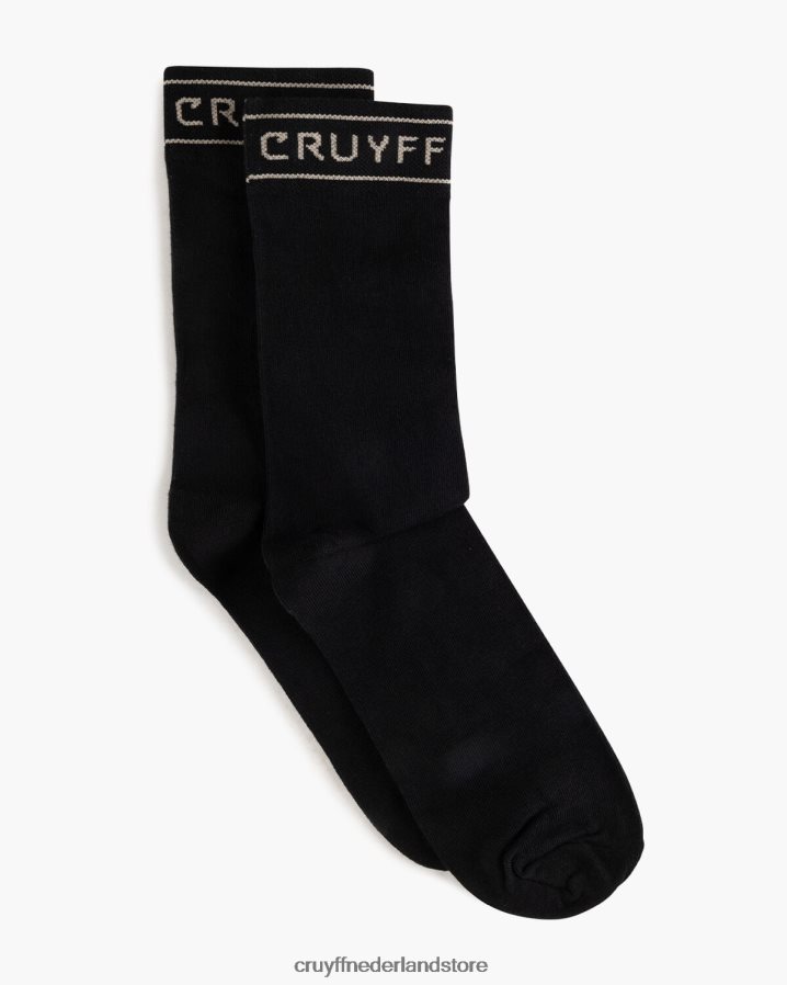 uniseks gestreepte sok Cruyff 62R2P81249 zwart goud sokken