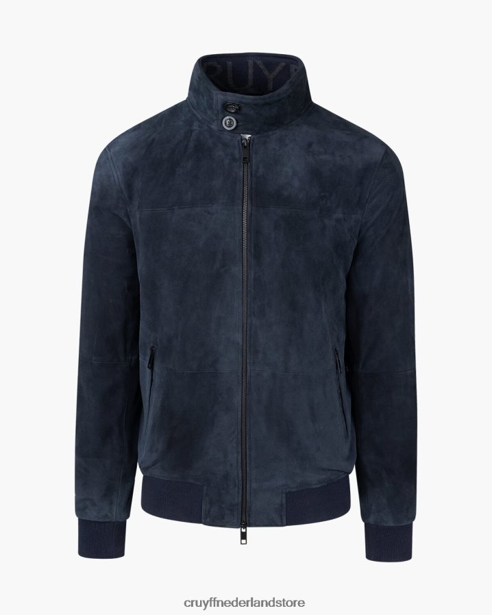 Heren dante suede harrington jack Cruyff 62R2P8685 marine jasje