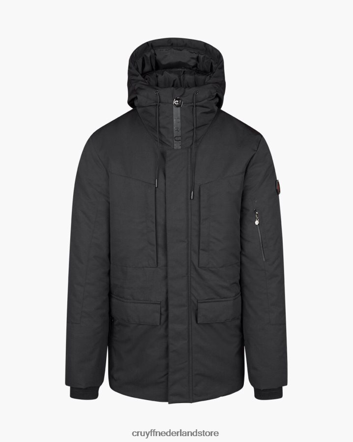 Heren romano parka jas Cruyff 62R2P8833 zwart jasje