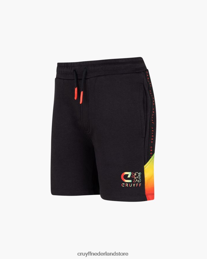 Heren booster kort Cruyff 62R2P81191 zwart geel korte broek