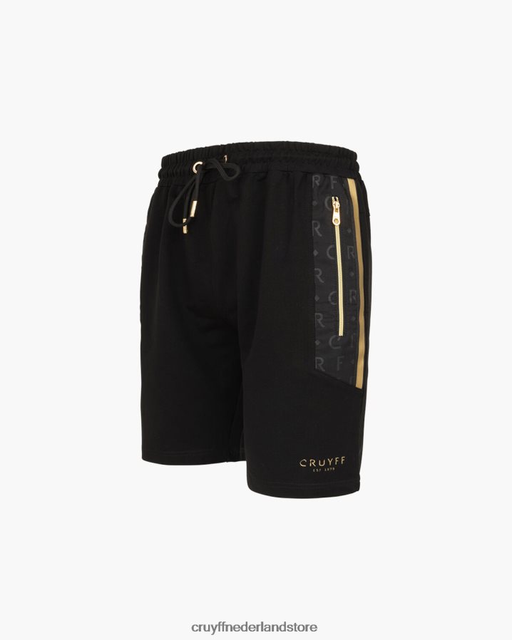 Heren jak kort Cruyff 62R2P818 zwart goud korte broek