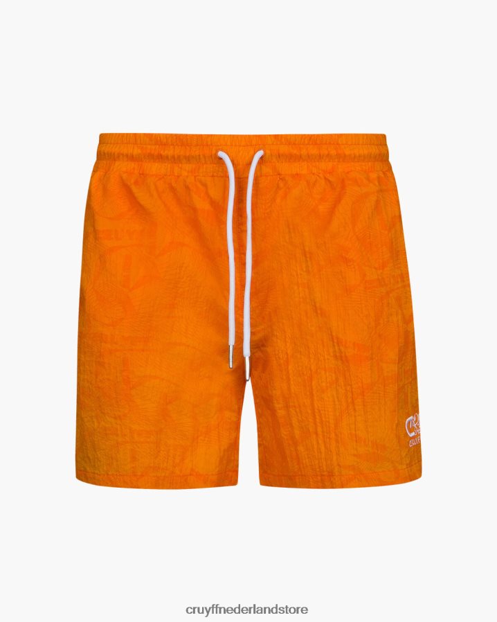 Heren ramir zwembroek-95% polyester 5% elastaan Cruyff 62R2P8895 oranje korte broek