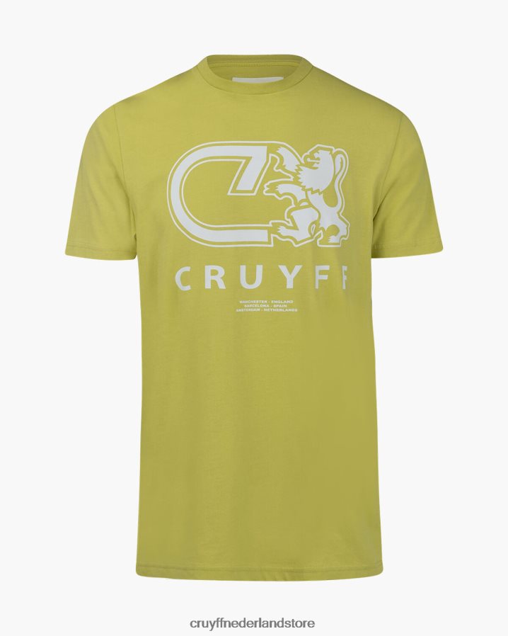 Heren alvaro tee Cruyff 62R2P8849 geel t-shirt