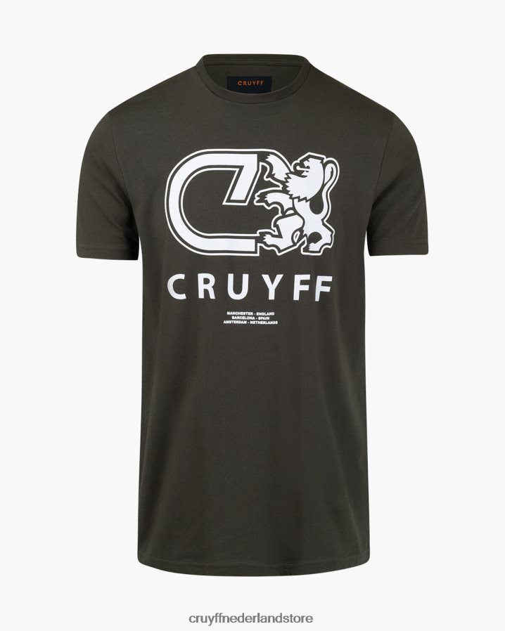 Heren alvaro tee Cruyff 62R2P8850 groente t-shirt