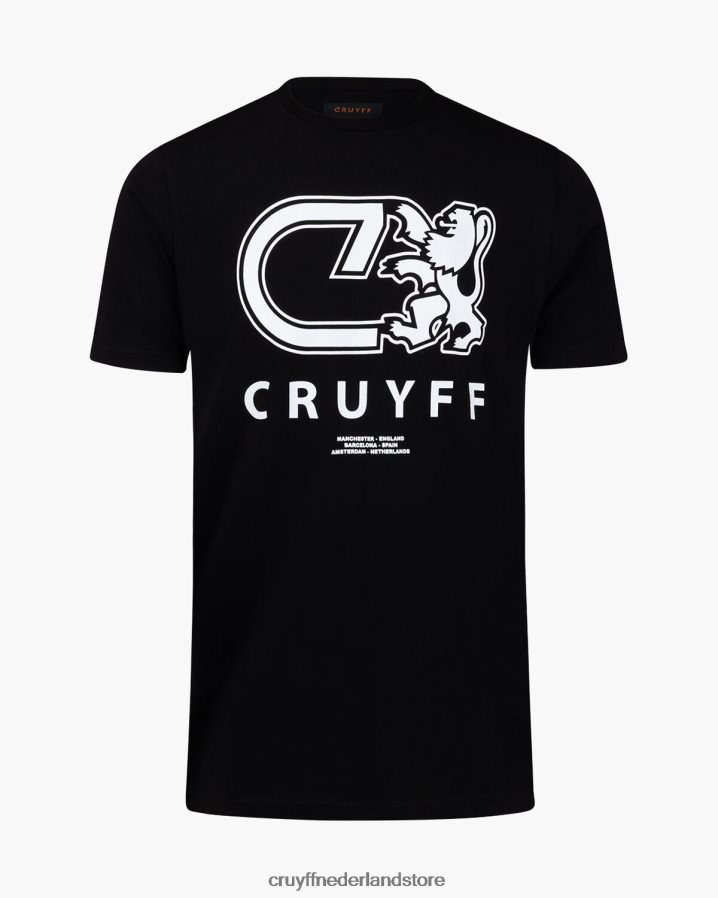 Heren alvaro tee Cruyff 62R2P8851 zwart t-shirt