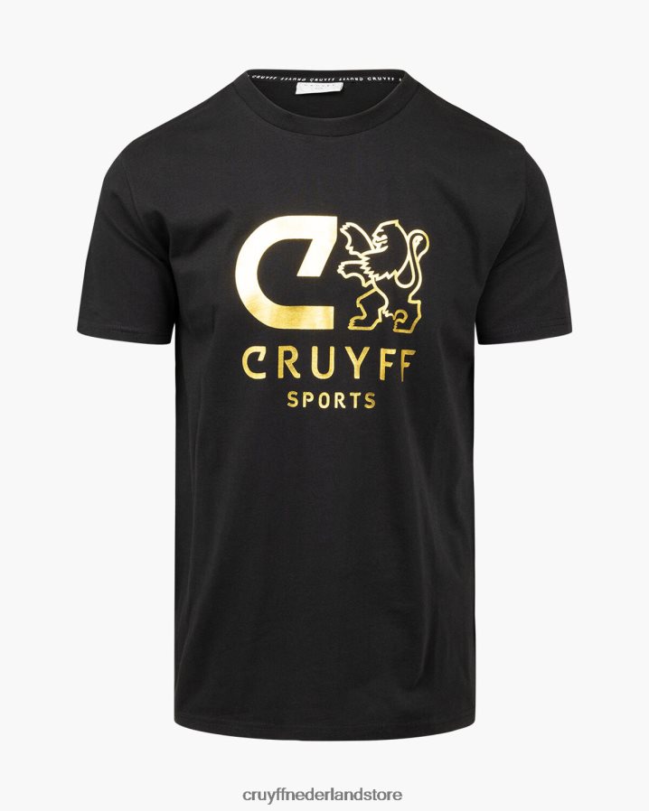 Heren booster tee Cruyff 62R2P811 goud t-shirt