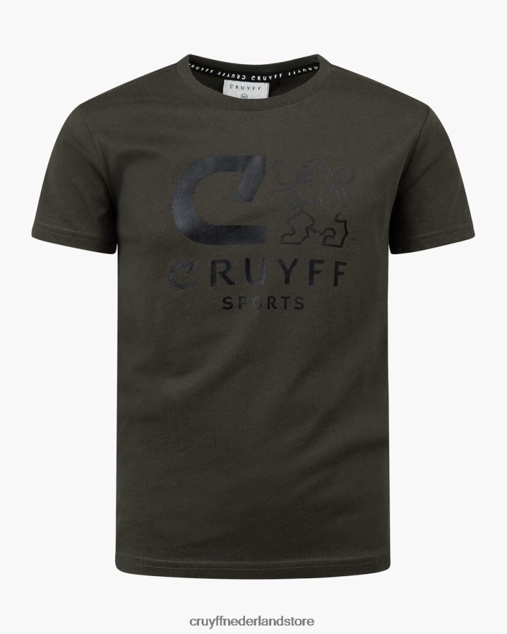 Heren booster tee Cruyff 62R2P863 leger groen t-shirt