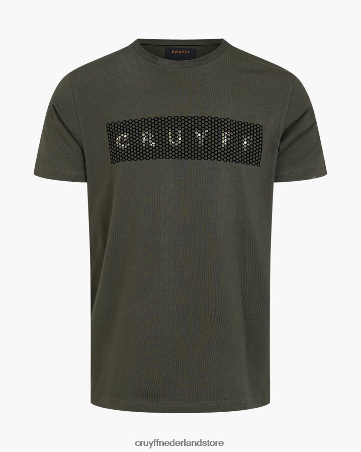 Heren camouflage T-shirt Cruyff 62R2P8601 groente t-shirt