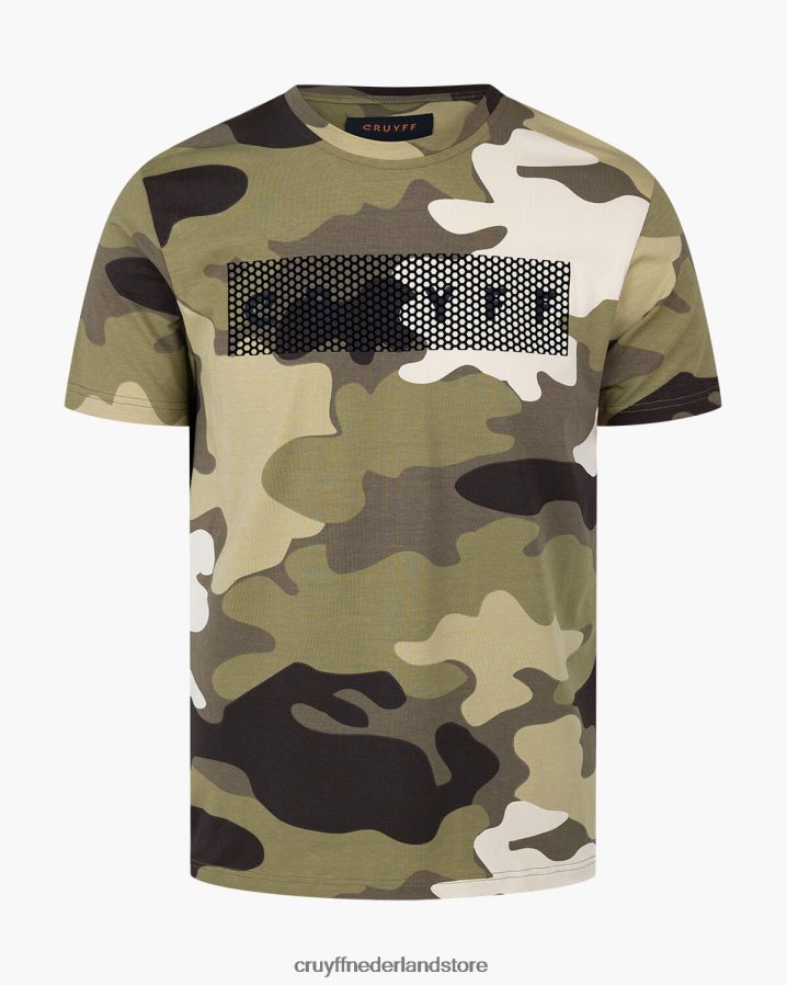 Heren camouflage T-shirt Cruyff 62R2P8602 leger groen t-shirt