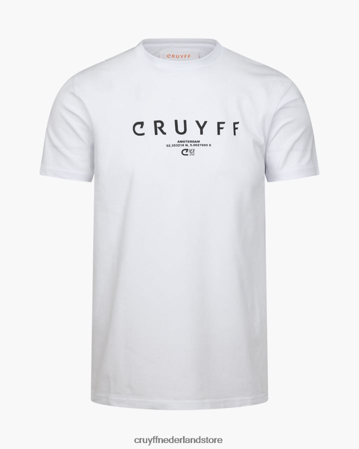 Heren city ​​pack tee ams Cruyff 62R2P8640 wit t-shirt