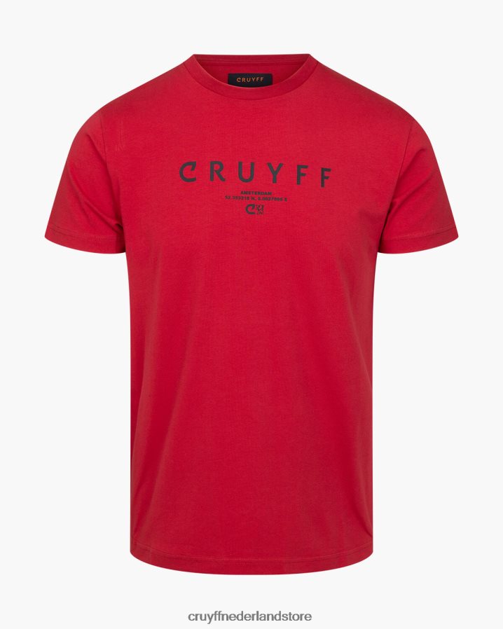 Heren city ​​pack tee ams Cruyff 62R2P8641 rood t-shirt