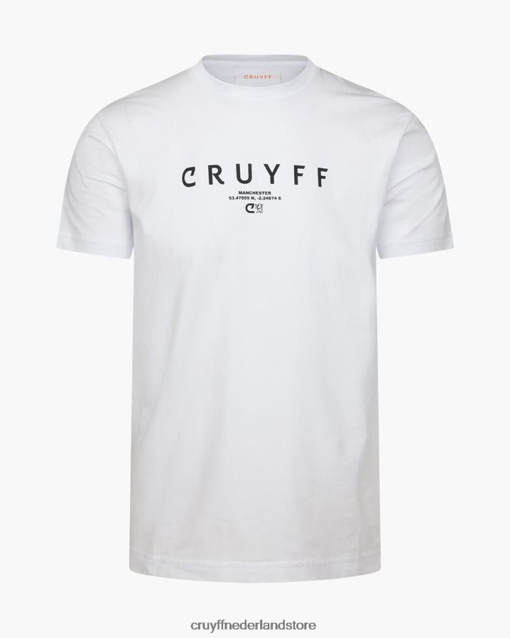 Heren citypack tee Cruyff 62R2P8675 wit t-shirt