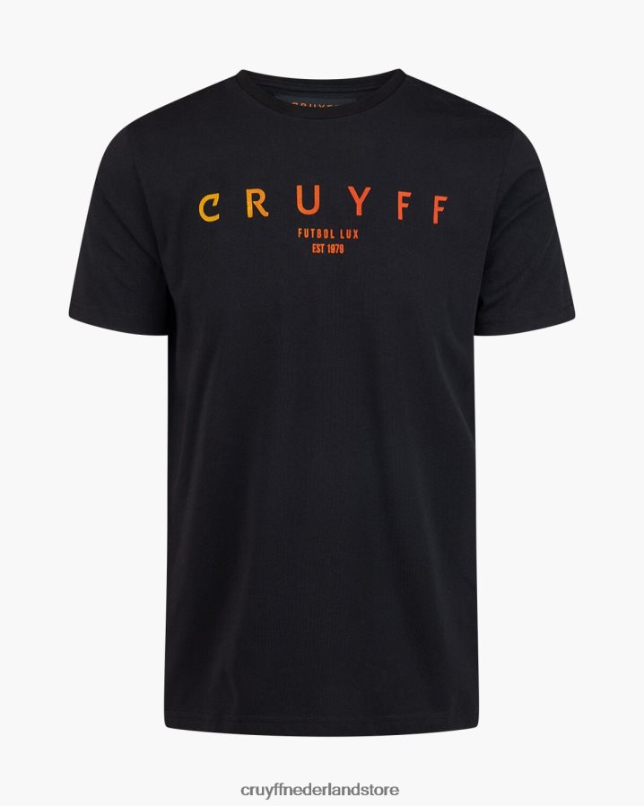 Heren eder tee Cruyff 62R2P8359 zwart t-shirt