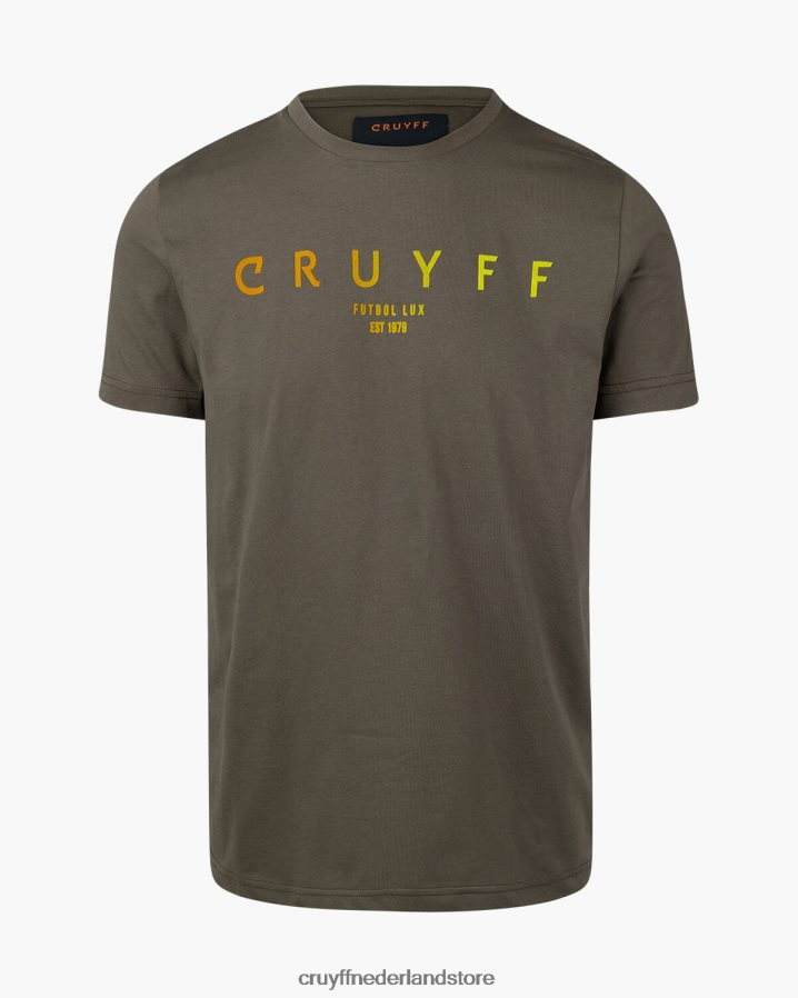 Heren eder tee Cruyff 62R2P8362 groente t-shirt