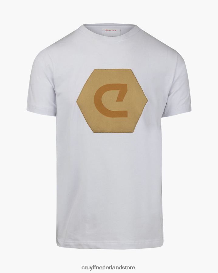 Heren francisco tee Cruyff 62R2P8911 zand t-shirt