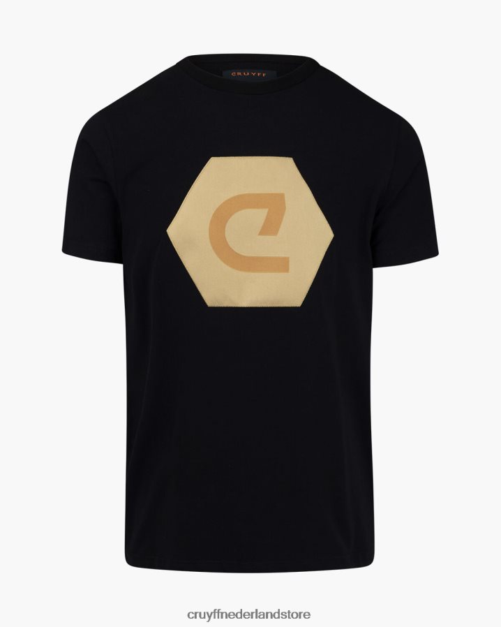 Heren francisco tee Cruyff 62R2P8912 zwart t-shirt