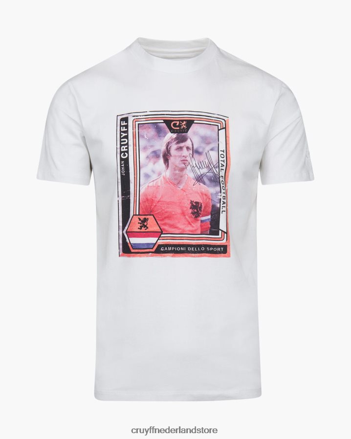 Heren gedenktee nl Cruyff 62R2P8783 wit t-shirt