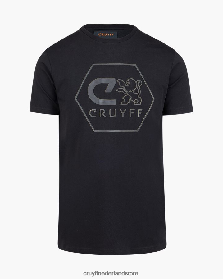 Heren handmatig T-stuk Cruyff 62R2P81310 zwart t-shirt