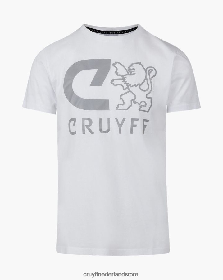 Heren hernandez ss tee Cruyff 62R2P8668 wit t-shirt