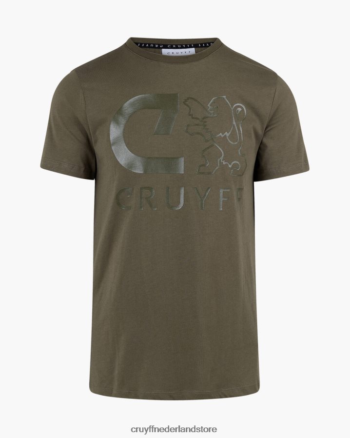 Heren hernandez ss tee Cruyff 62R2P8670 groente t-shirt