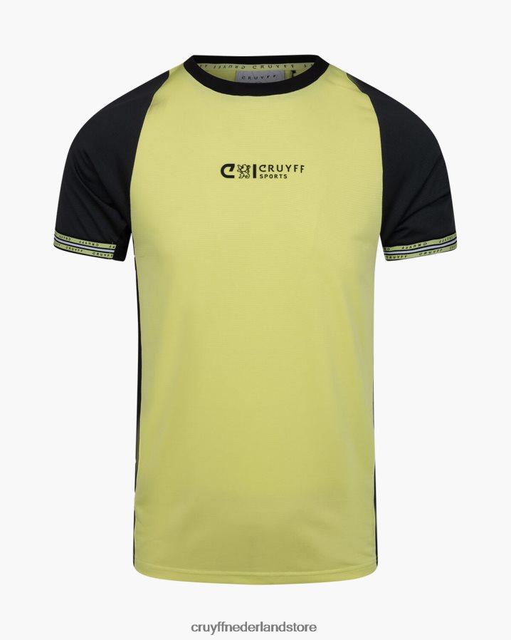 Heren hoef tee Cruyff 62R2P8172 limoen t-shirt