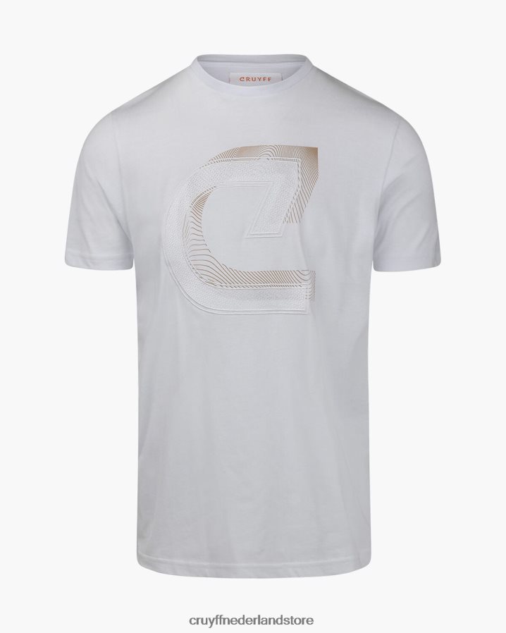 Heren julien tee Cruyff 62R2P8862 wit t-shirt