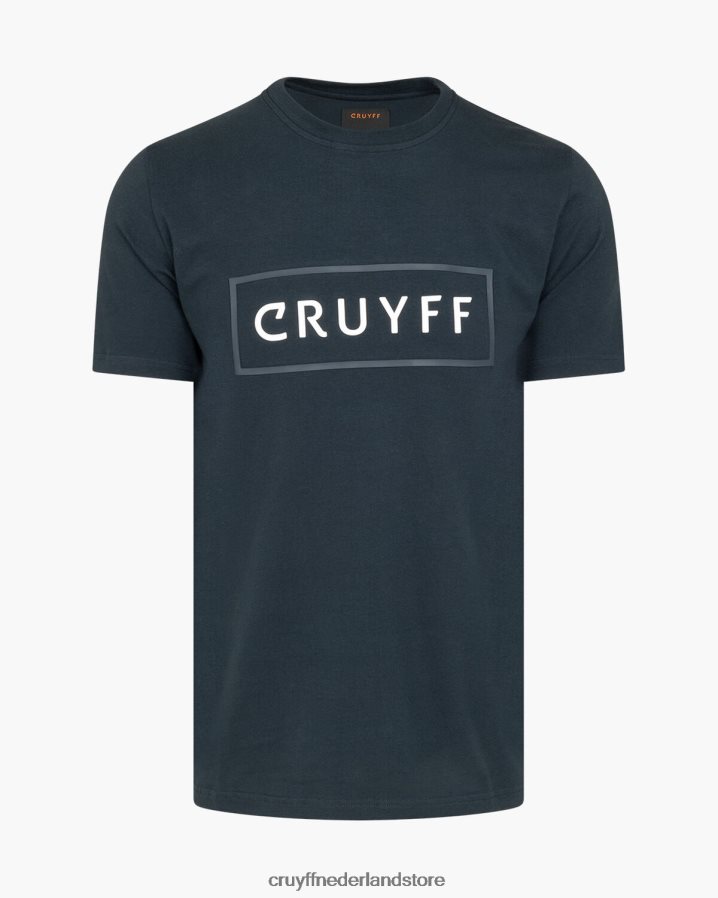 Heren kai tee Cruyff 62R2P8203 blauwe nachten t-shirt