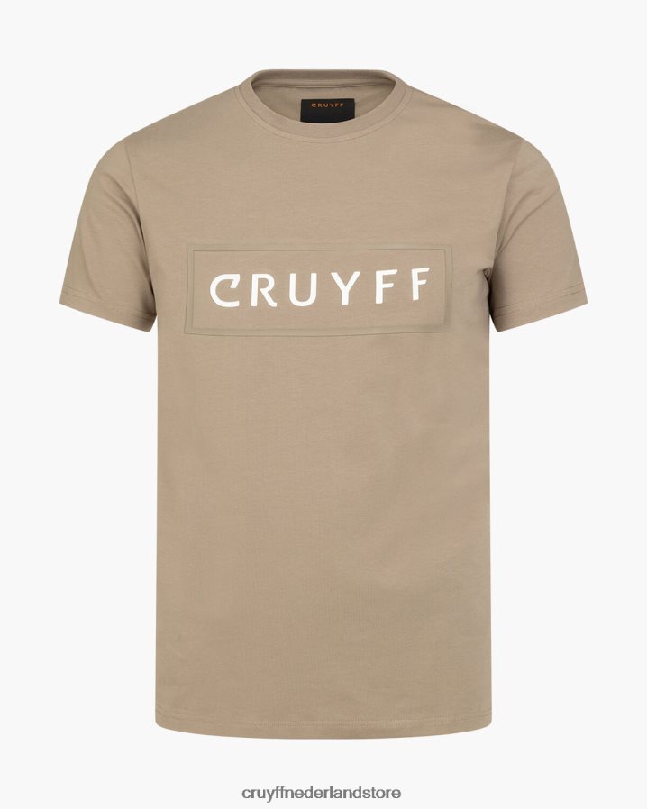 Heren kai tee Cruyff 62R2P849 zand t-shirt