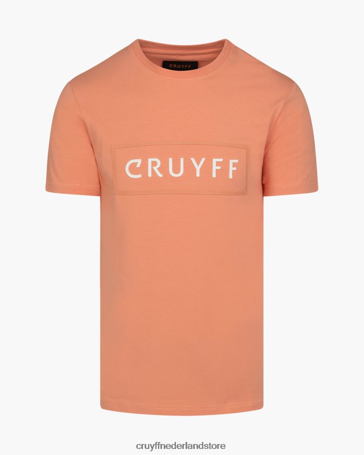 Heren kai tee Cruyff 62R2P850 koraal t-shirt