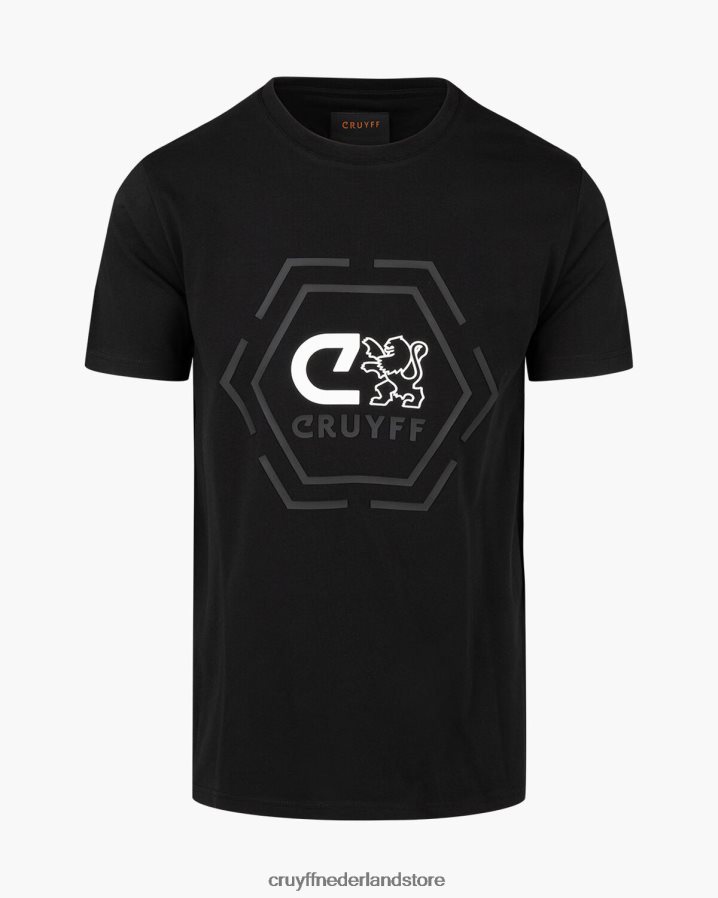 Heren kane tee Cruyff 62R2P838 zwart t-shirt