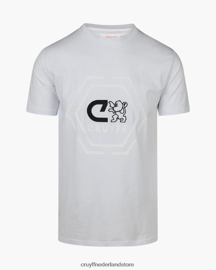 Heren kane tee Cruyff 62R2P839 wit t-shirt