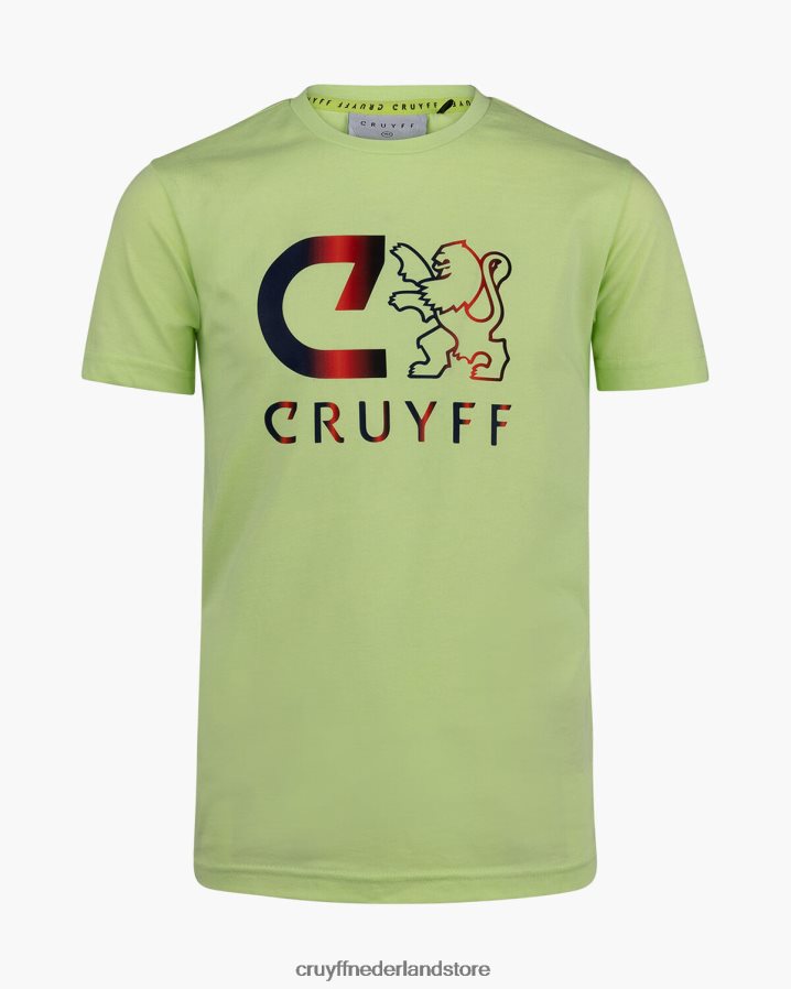 Heren kern T-stuk Cruyff 62R2P81207 geel t-shirt