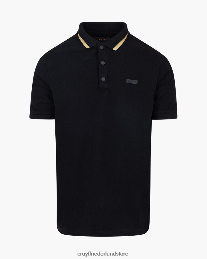 Heren noah polo Cruyff 62R2P8750 zwart t-shirt