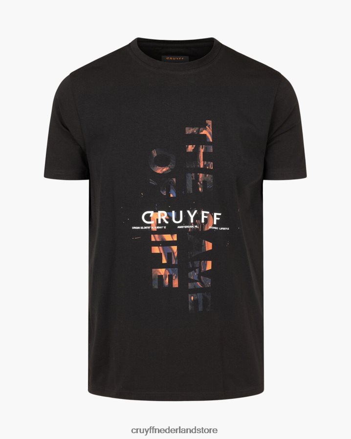 Heren rick tee Cruyff 62R2P8107 zwart t-shirt