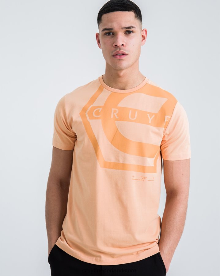 Heren saul t-shirt Cruyff 62R2P8889 oranje t-shirt