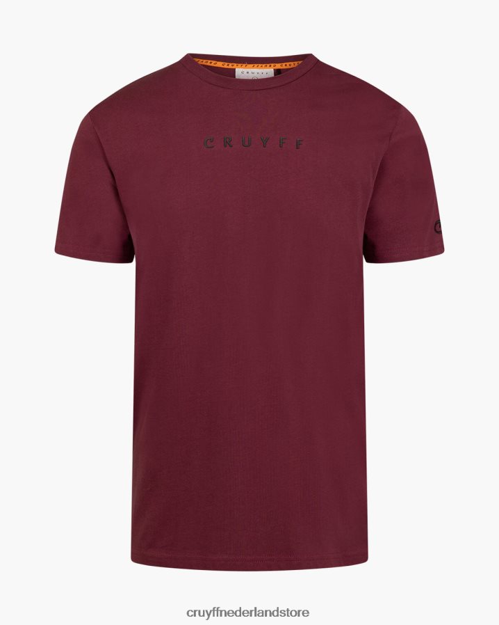 Heren stel tee Cruyff 62R2P8605 Bordeaux t-shirt