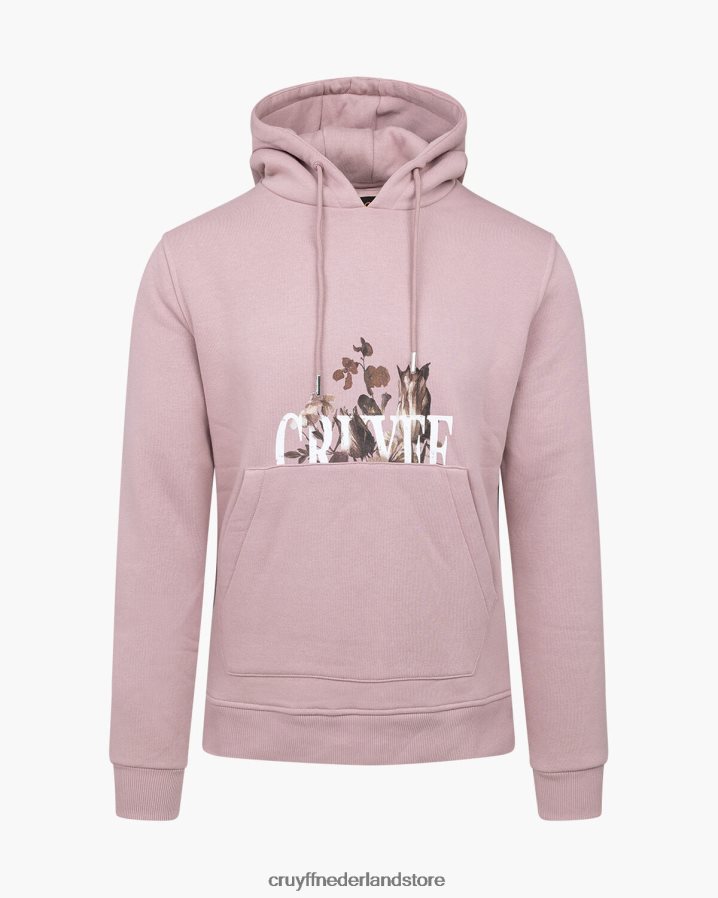 Heren Mauro-hoodie Cruyff 62R2P8657 roze capuchon