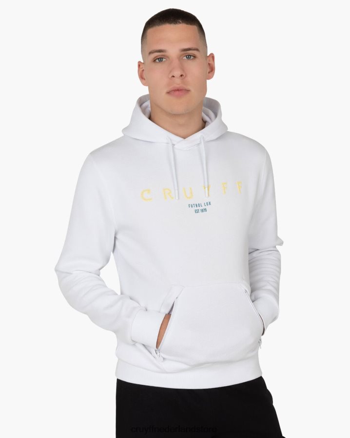 Heren aitor hoodie Cruyff 62R2P8823 wit capuchon