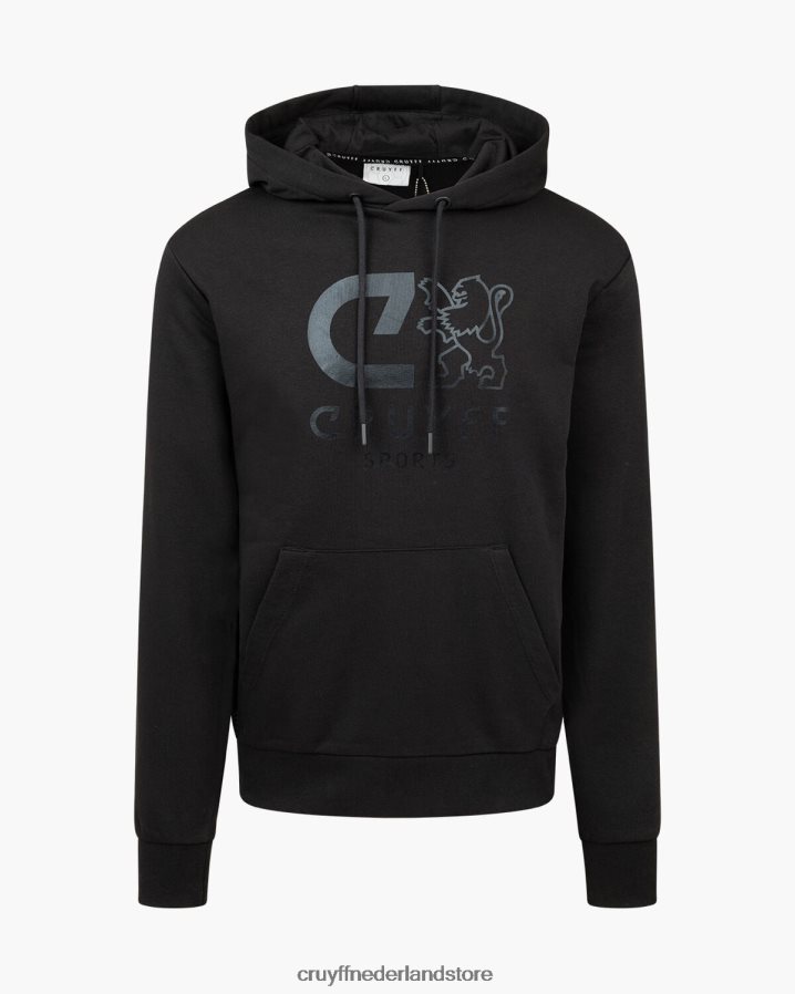 Heren hoodie doen Cruyff 62R2P8296 zwart capuchon