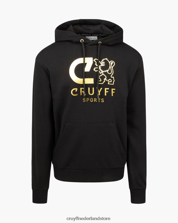 Heren hoodie doen Cruyff 62R2P8332 goud capuchon