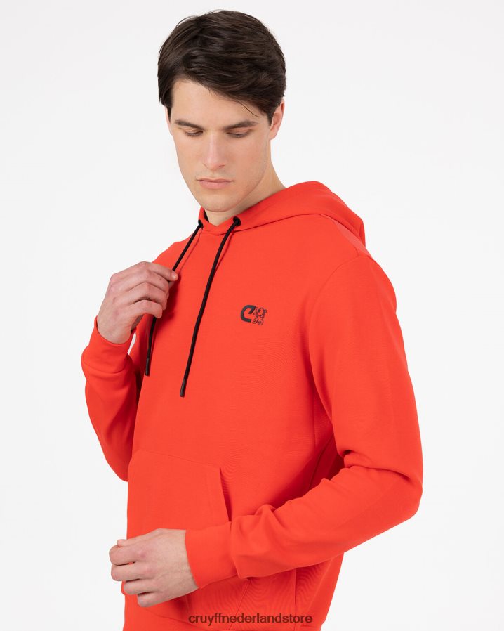 Heren joaquim hoodie Cruyff 62R2P8372 rood capuchon