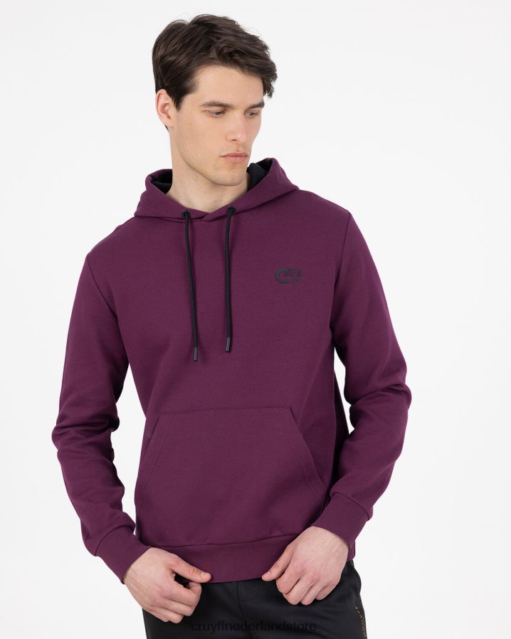 Heren joaquim hoodie Cruyff 62R2P8373 Bordeaux capuchon