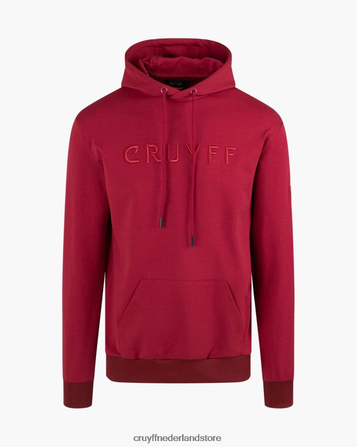 Heren toretta-hoodie Cruyff 62R2P8491 Bordeaux capuchon