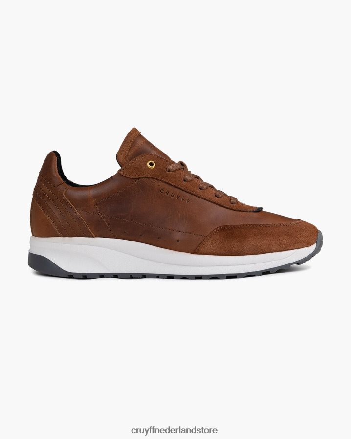 Heren informele zondag Cruyff 62R2P8907 cognac sportschoenen