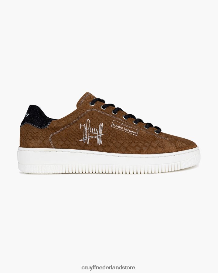 Heren joan Cruyff 62R2P8524 cognac sportschoenen