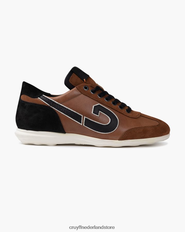 Heren opnieuw vanenburg Cruyff 62R2P8586 cognac sportschoenen