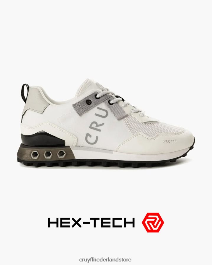 Heren superbia hex-tech Cruyff 62R2P86 wit sportschoenen