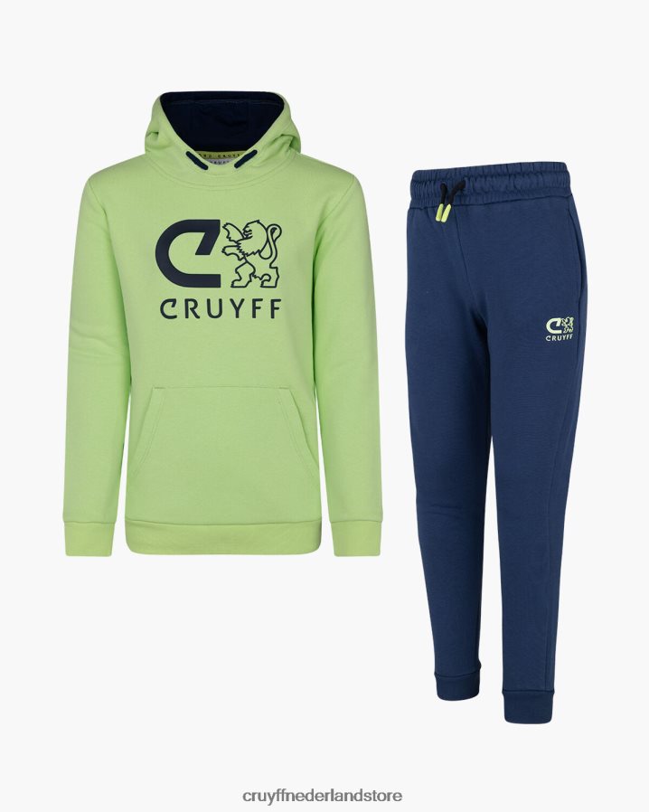 junior passen Cruyff 62R2P81182 geel blauw pakken