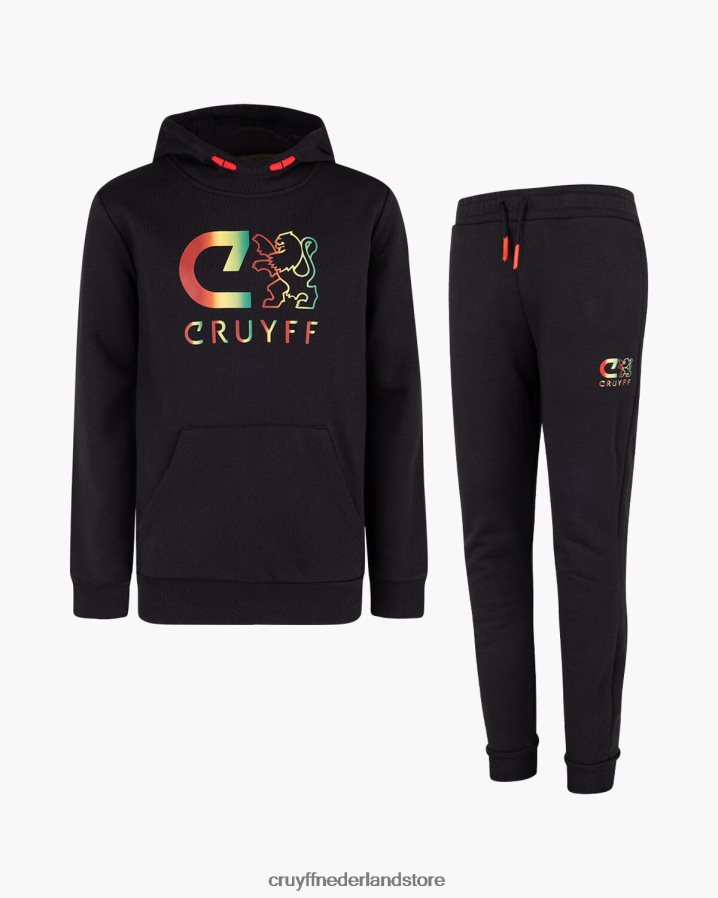 junior passen Cruyff 62R2P81210 zwart geel pakken