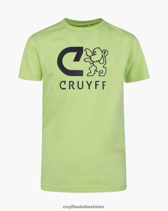 junior c leeuw tee Cruyff 62R2P81128 limoen t-shirt